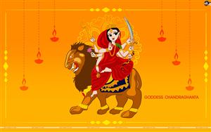 Goddess Chandraghanta - the third form of Goddess Durga